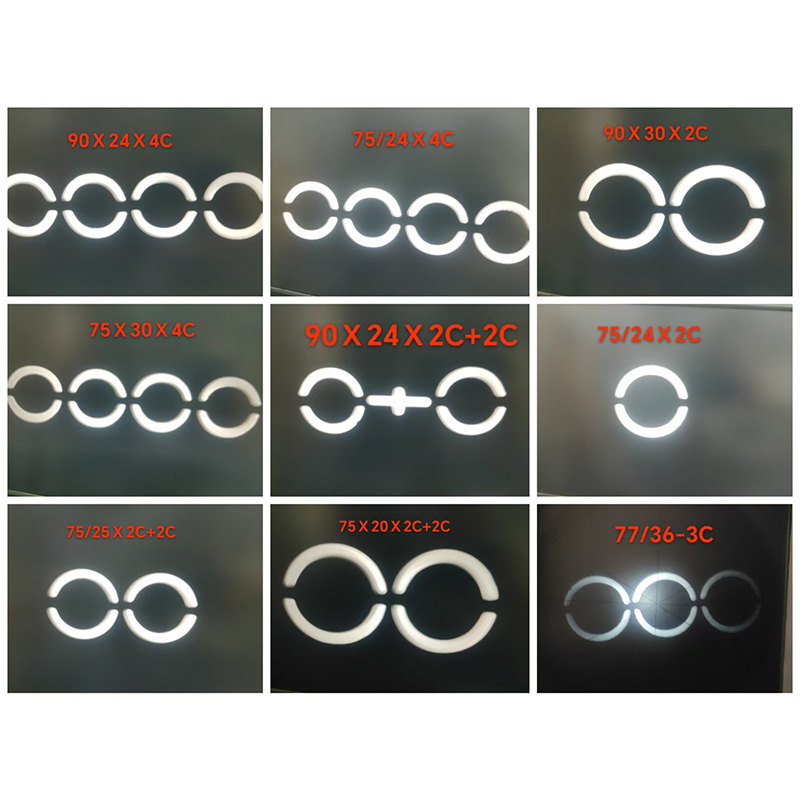 سلسلة خيوط مجعدة مجوفة ملونة من HOY